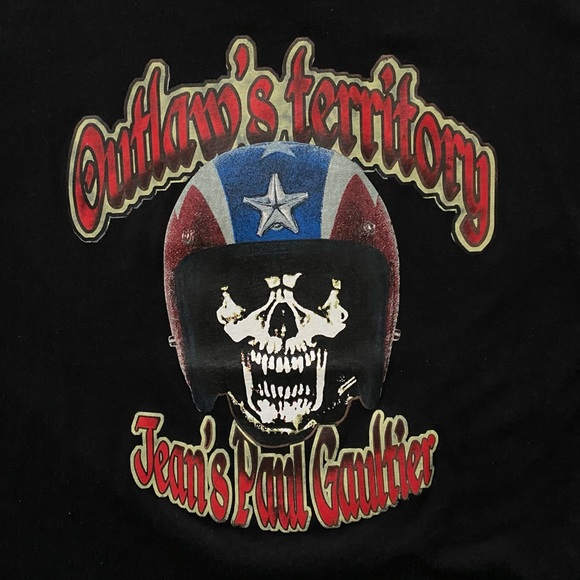 Jean Paul Gaultier Outlaw’s Territory skull tee - Picture 3 of 5
